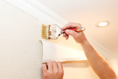 Pose de papier peint à Bentayou-Sérée — revêtements muraux et toiles de verre